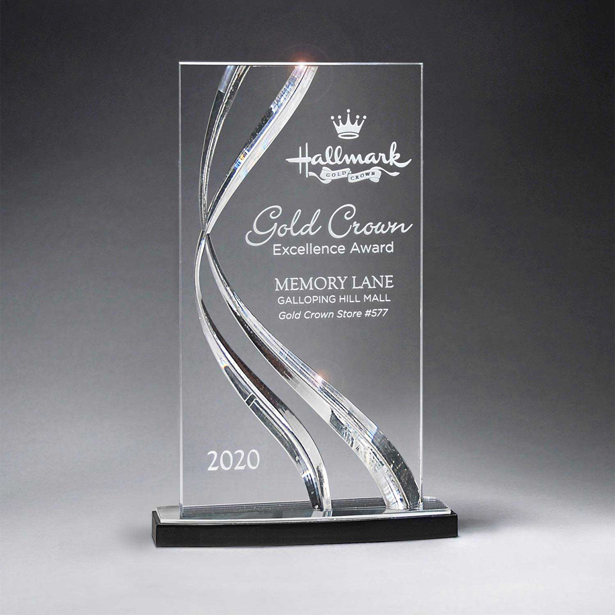 Large Clear Award
