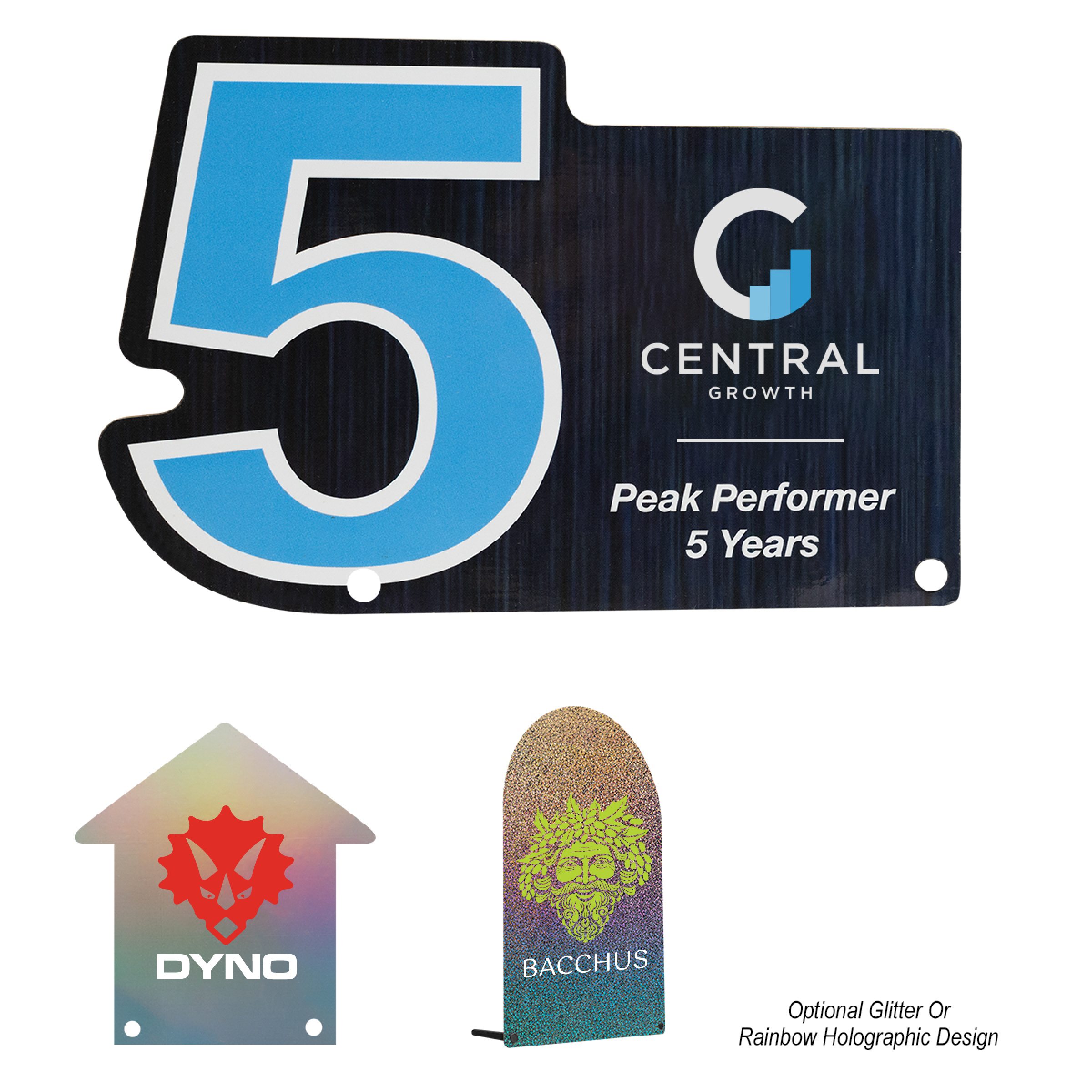 Custom Shape Acrylic Award - Up To 10 Sq. In.
