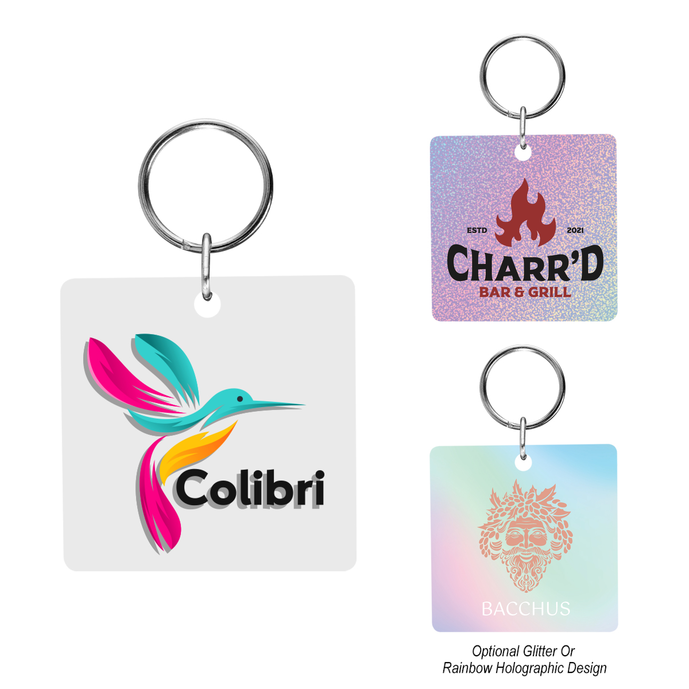 Acrylic Key Tag - Square