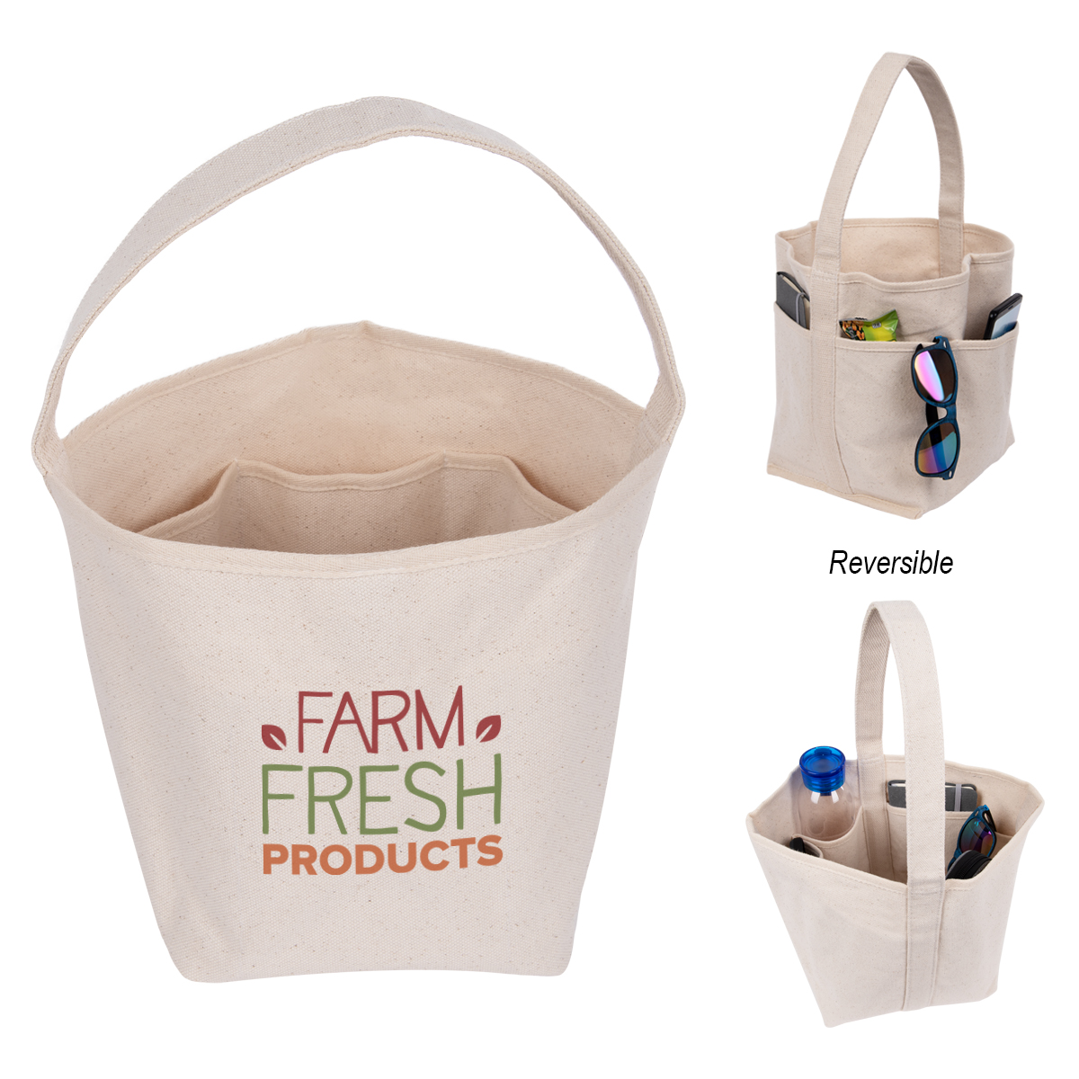 Garden 10 Oz. Cotton Canvas Tote Bag