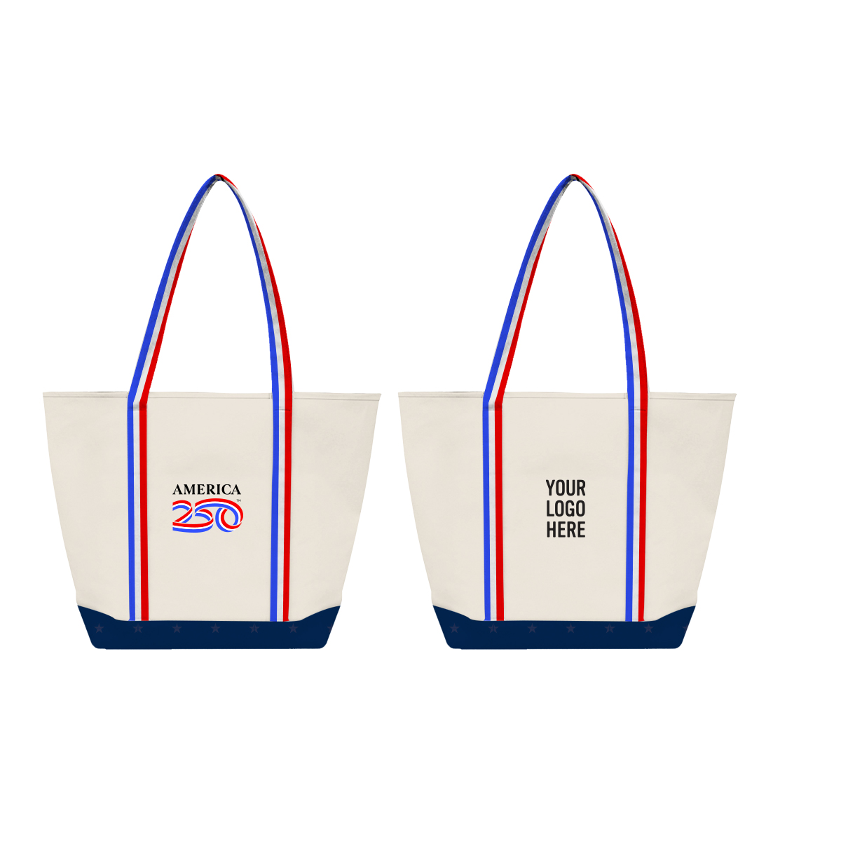 AMERICA250â„¢ Sublime Series Recycled Poly Canvas Starboard Tote Bag
