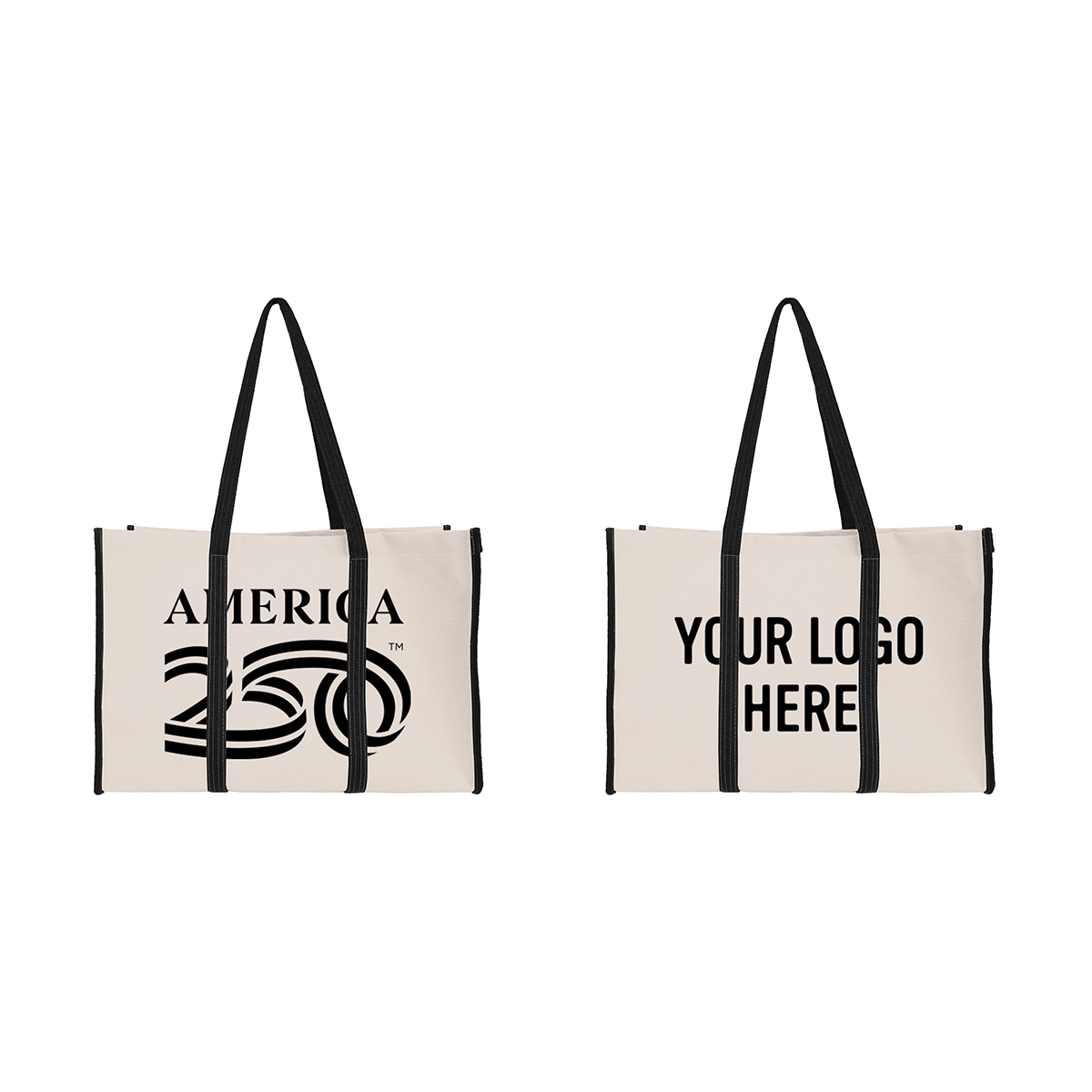 America250â„¢ Recycled Canvas Wrap Around Tote Bag