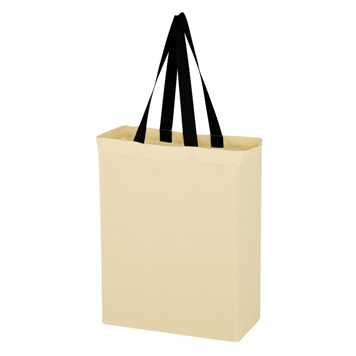 Natural 5 Oz. Cotton Canvas Grocery Tote Bag