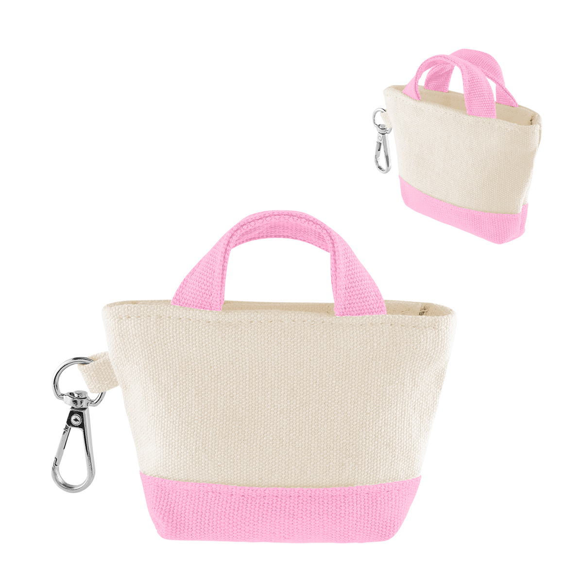 12 Oz. Recycled Cotton Mini Tote Bag Charm