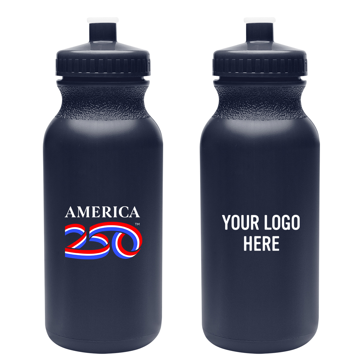 America250â„¢ 20 Oz. Full Color Thrive Bike Bottle Colors