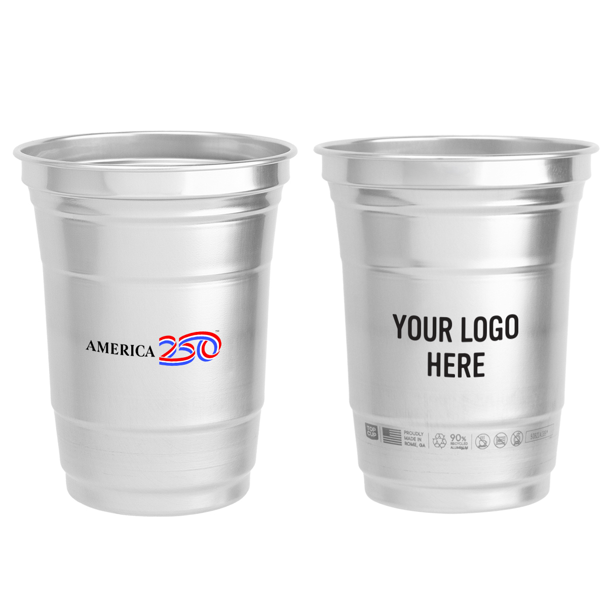 America250â„¢ 16 Oz. Top Cup Aluminum Cup