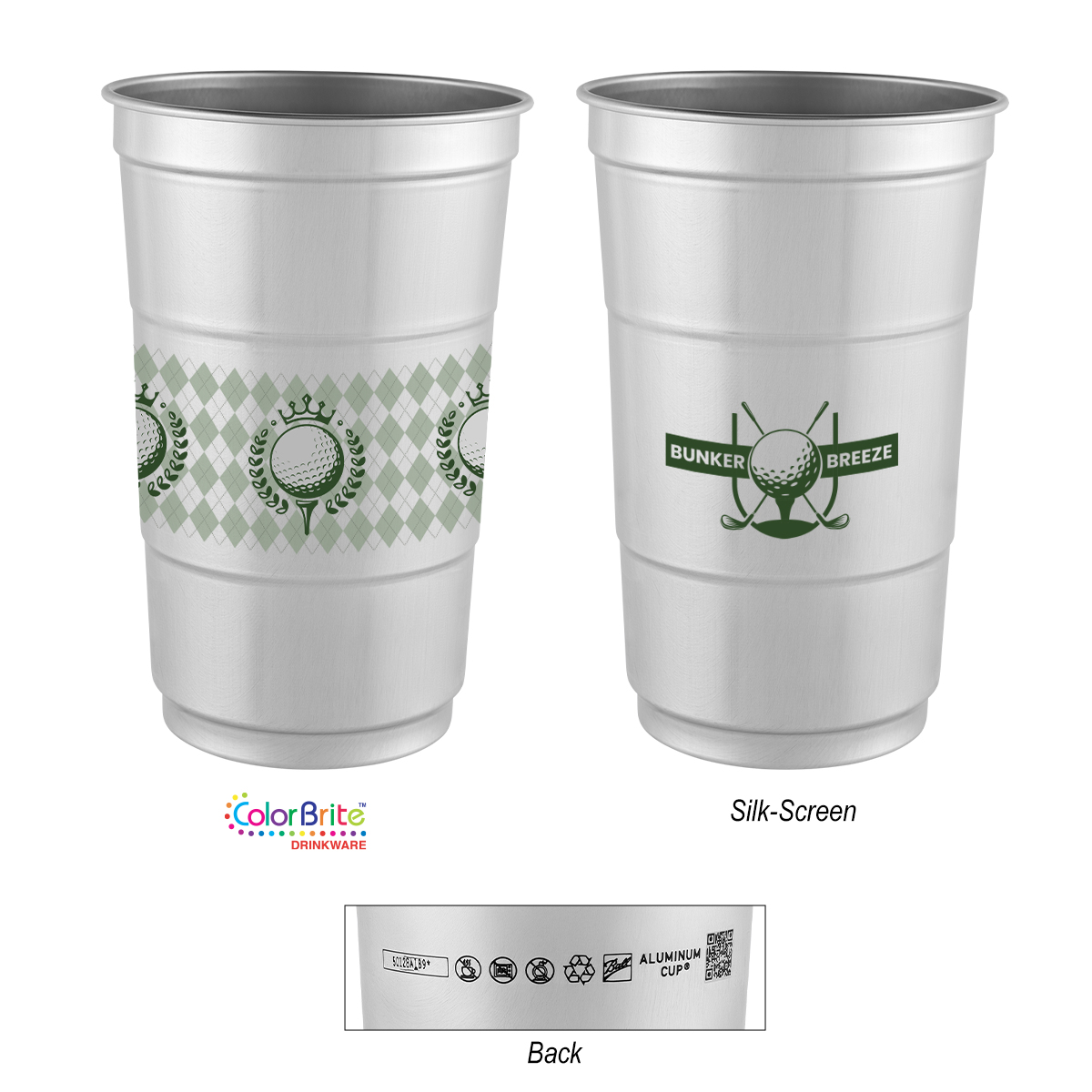 24 Oz. Top Cup Aluminum Cup