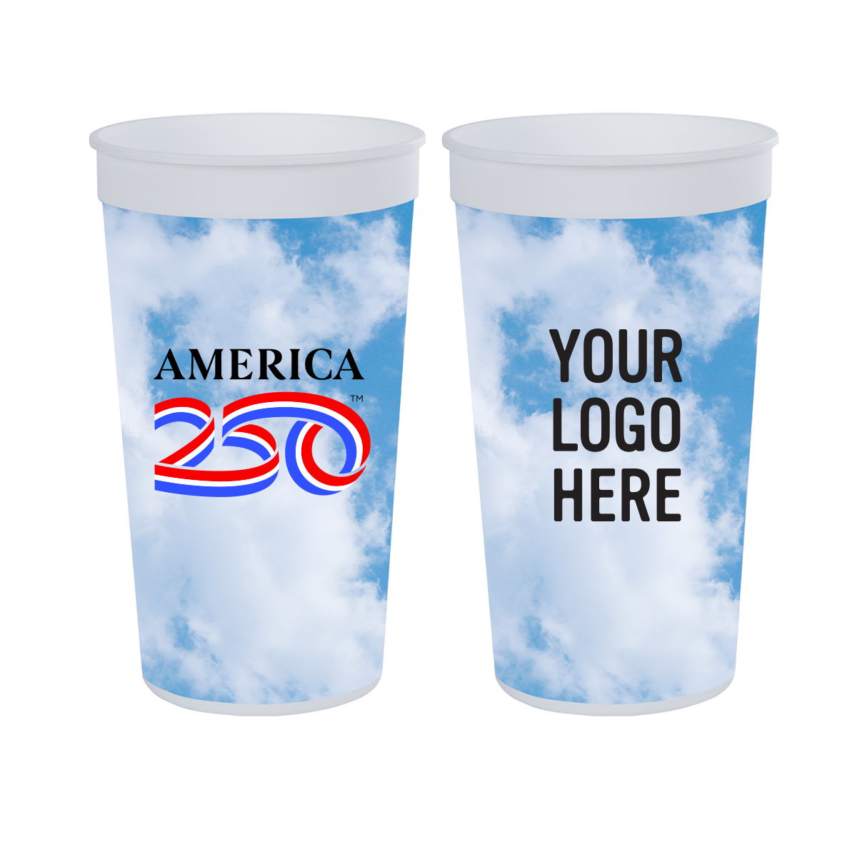 America250â„¢ 32 Oz. Full Color Big Game Stadium Cup