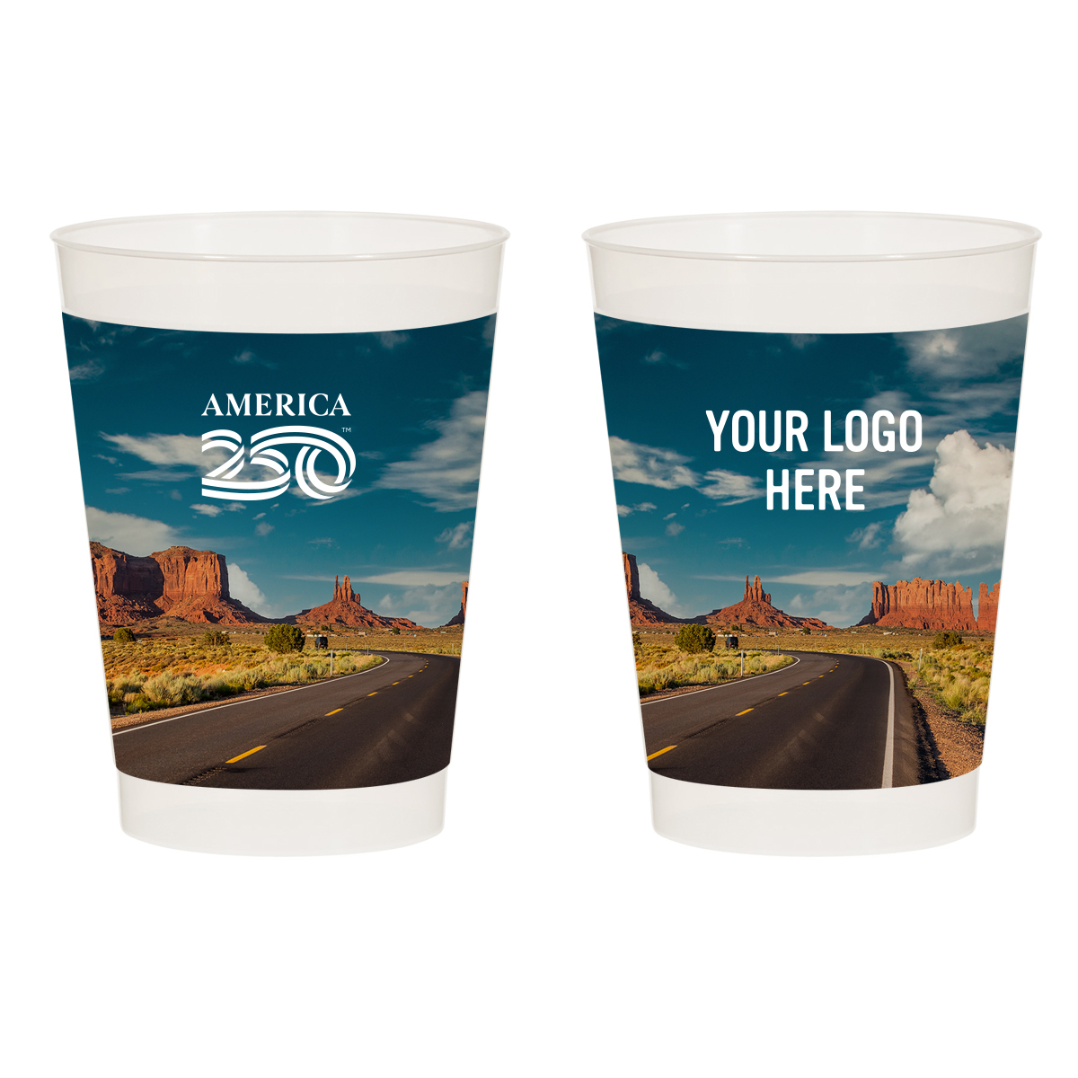 America250â„¢ 10 Oz. Full Color Frost Flex Stadium Cup
