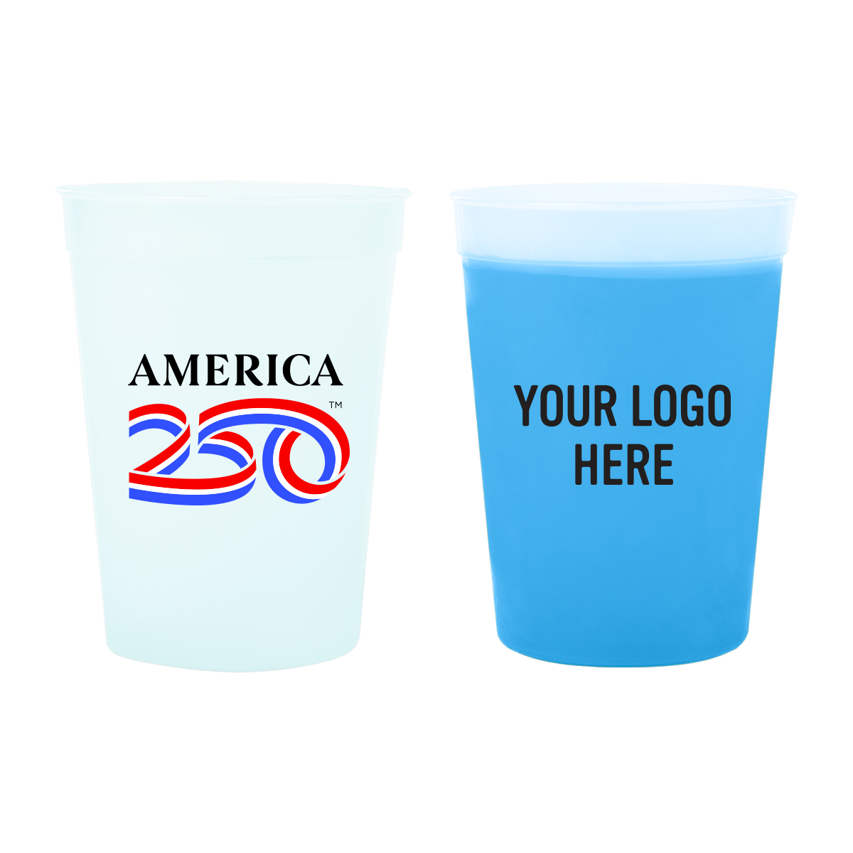America250â„¢ 12 Oz. Full Color Mood Stadium Cup