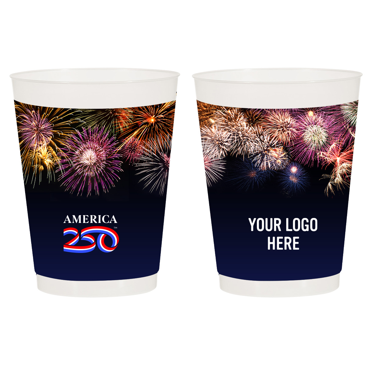 America250â„¢ 16 Oz. Full Color Frost Flex Stadium Cup