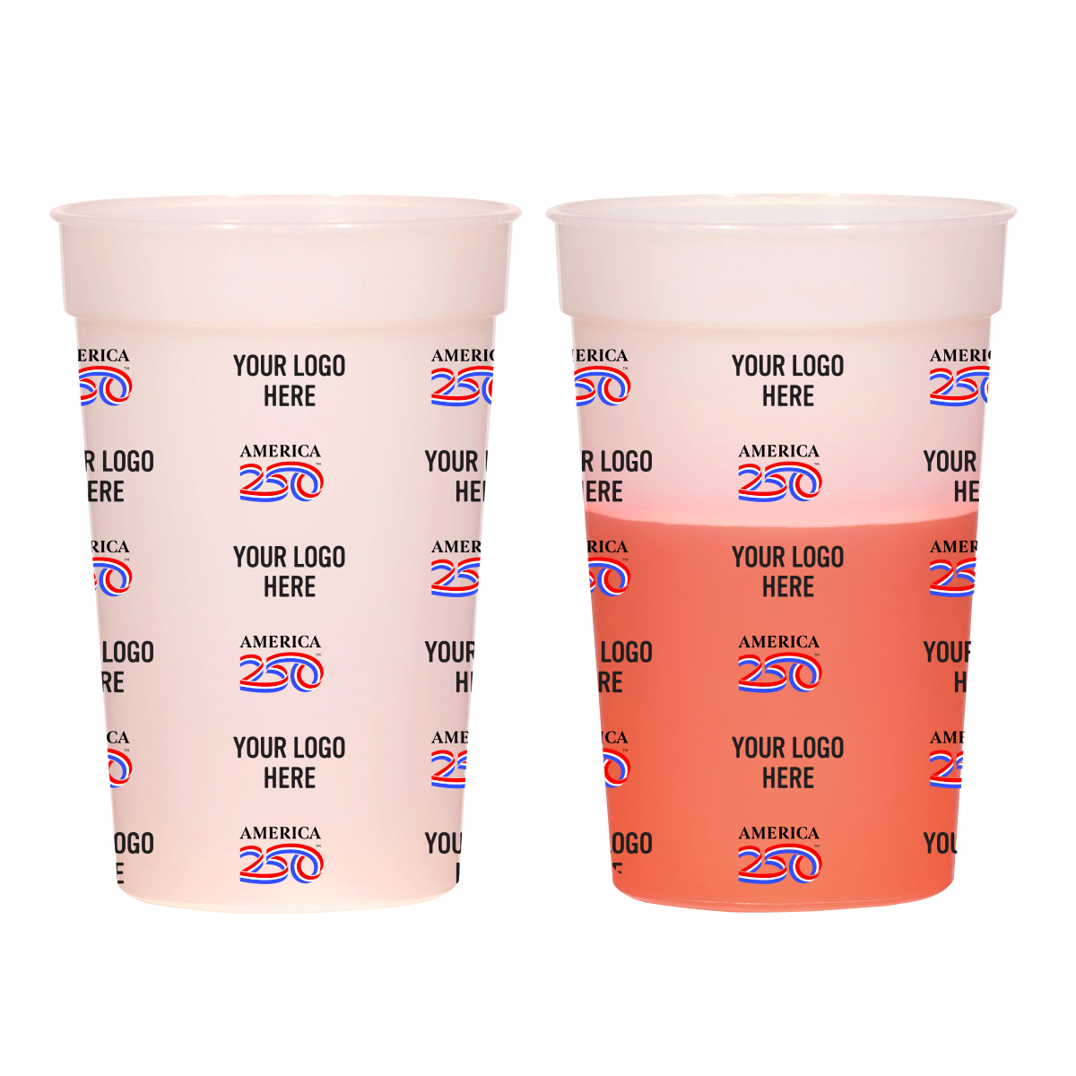 America250â„¢ 16 Oz. Full Color Mood Stadium Cup