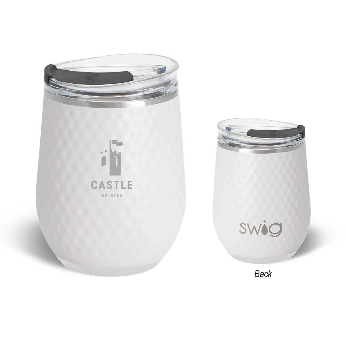12 Oz. Swig Life™ Golf Ball Stainless Steel Stemless Wine Tumbler