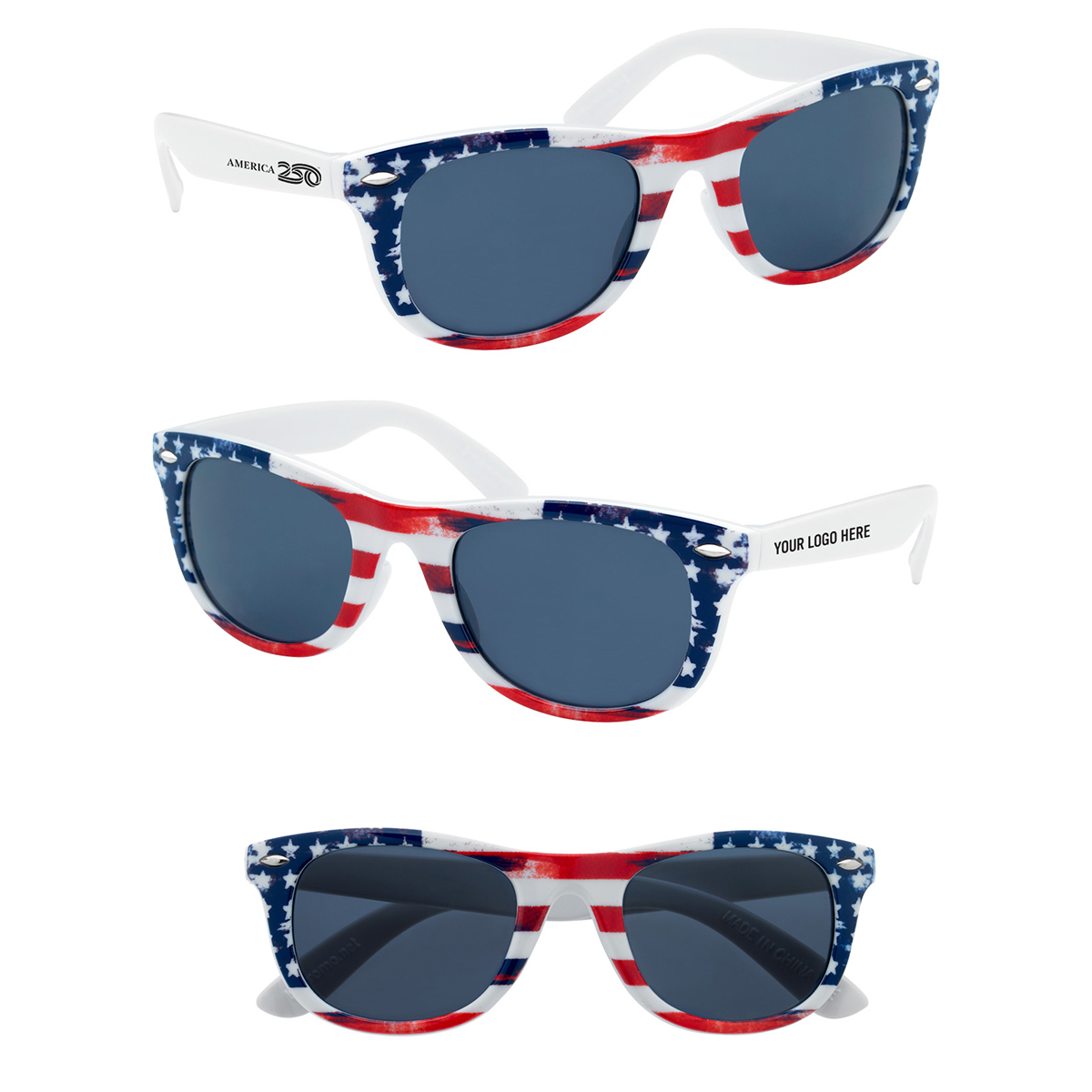 America250â„¢ Patriotic Malibu Sunglasses
