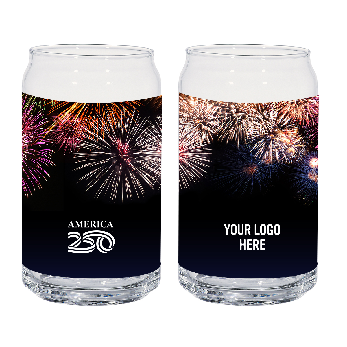 America250â„¢ 16 Oz. Full Color Ale Glass Can