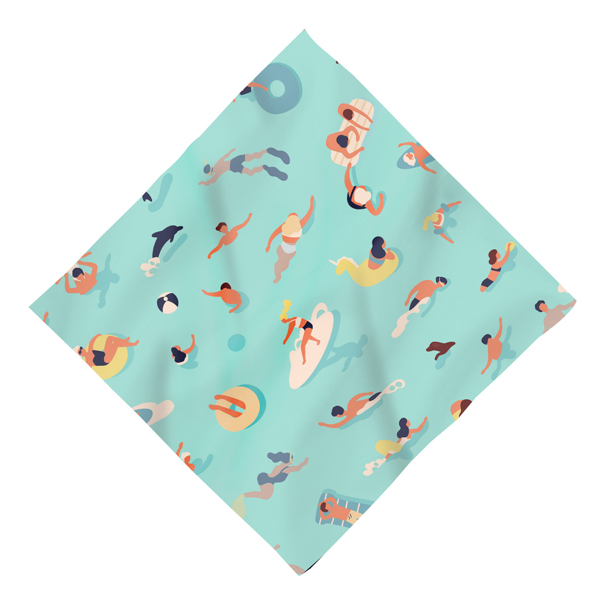 16" x 16" Full Color Dog Bandana