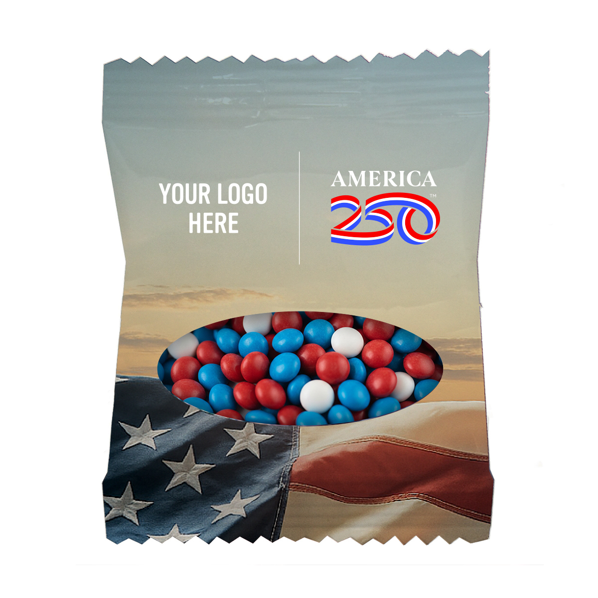 America250â„¢ Zagasnacksâ„¢ Promo Snack Pack Bags