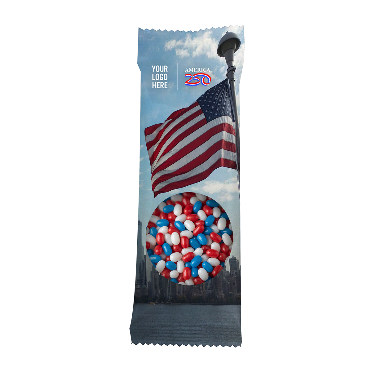 America250â„¢ Zagasnacksâ„¢ Promo Snack Pack Bags